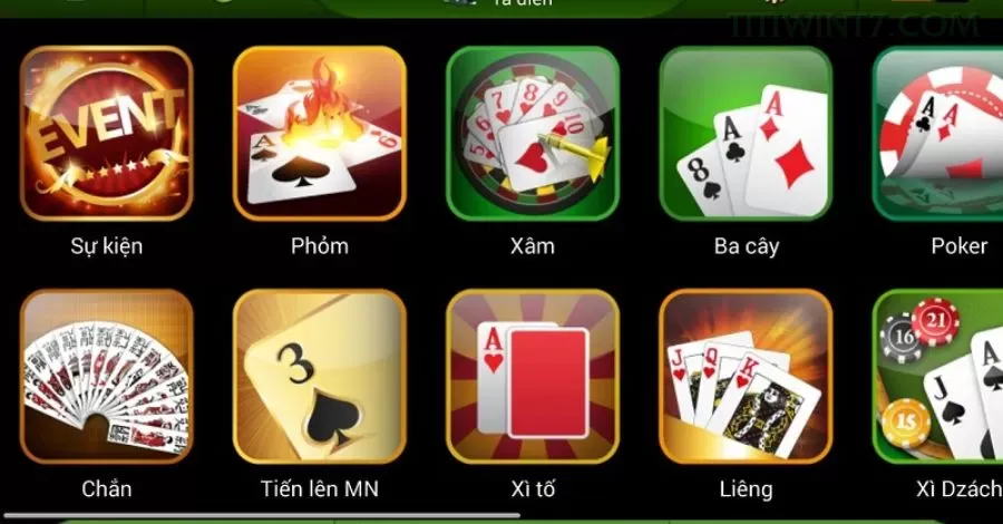 Lista de jogos para titiwin ios section
